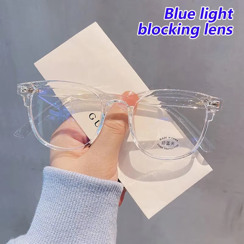 Blue Light Glasses PC Frame Resin Lens anti Blue Light Blocking Radiation Sunglasses Unisex Trend Clear Lenses Computer Glasses
